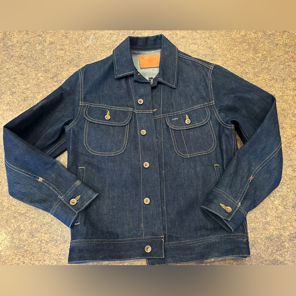 Taylor Stitch Dark Blue Denim Jacket- box fit, 40